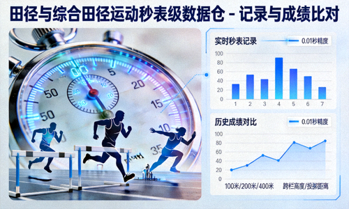 田径与综合田径运动秒表级数据仓 - 记录与成绩比对